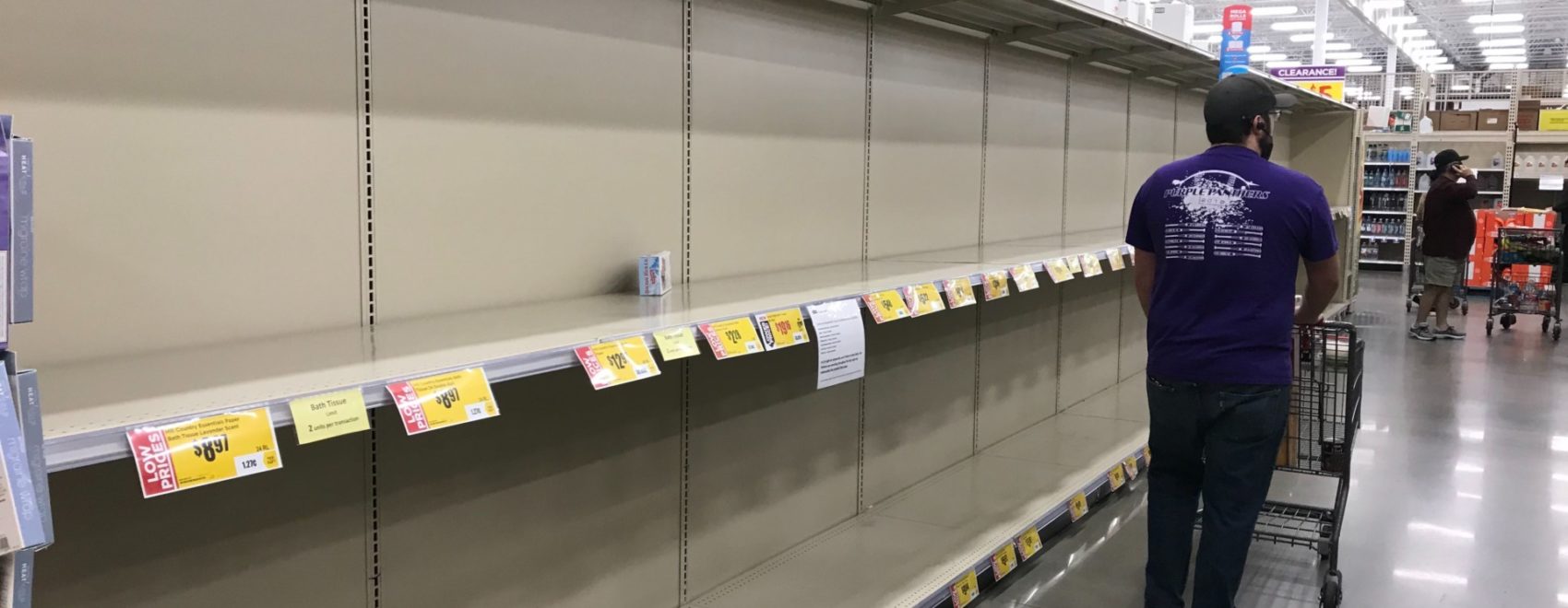 Empty Grocery Shelves